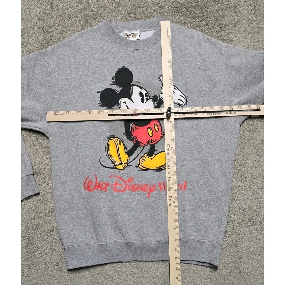 Vintage‎ Walt Disney World Mickey Mouse Crew Neck Sweatshirt Mens Large 90s